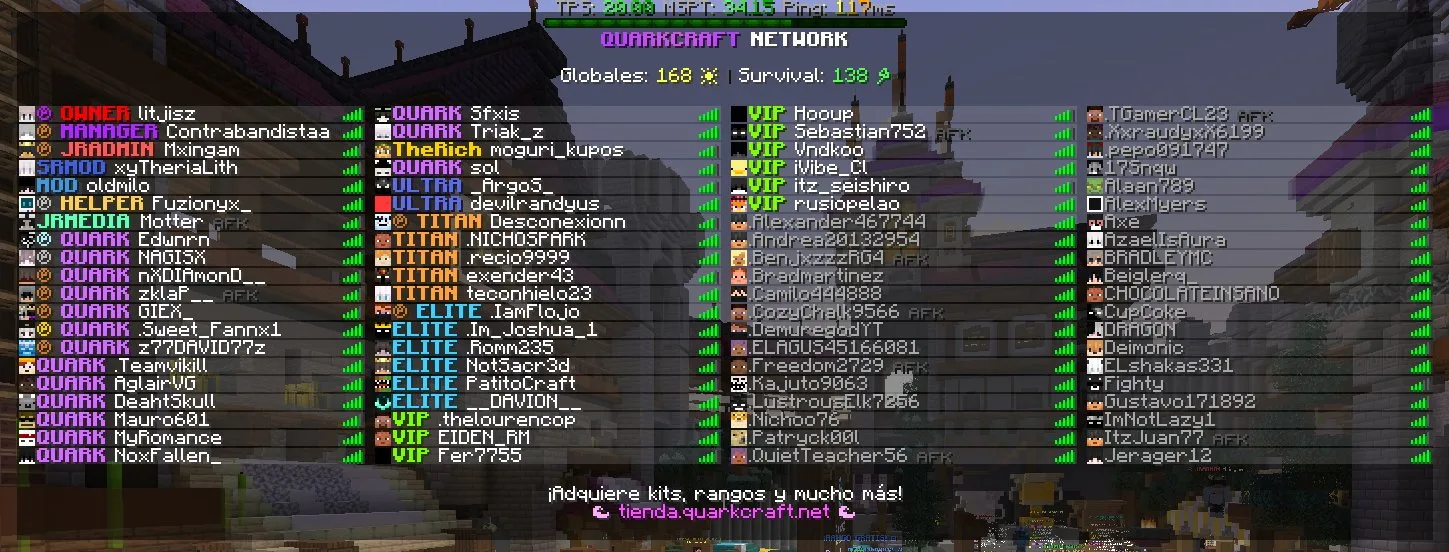 Survival Clásico · Tab